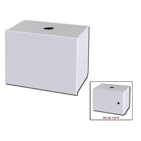 Saginaw Control & Engineering 1/4 Turn Latch Electrical Enclosures, 12 in H, 10 in D, 16 in W, NEMA 3R, 4, 12, 13, Carbon Steel SCE-12HMI1610LP